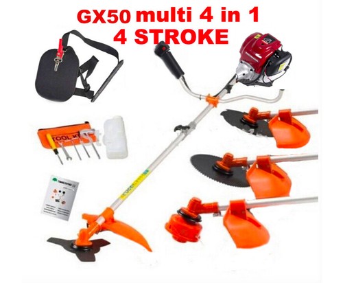 Gx50 brush cutter 4 in 1 lawn mower weed eater pruner hedge trimmer saw edger - Afbeelding 1 van 2