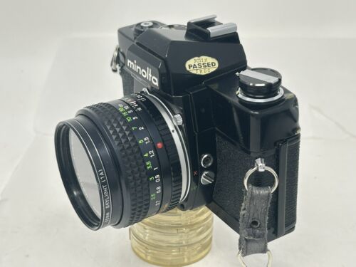 Minolta SRT-102 35mm SLR w/50mm F1.7 Lens Fresh CLA, New Seals, 1 YEAR WARRANTY - Picture 3 of 7