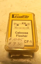 CIRCUITRON CABOOSE FLASHER MODEL CF-1 800-1201 YELLOW MODEL RAILROAD EFFECT