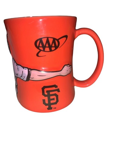SAN FRANCISCO GIANTS AAA BASEBALL COFFEE MUG. EMBOSSED BUSTER HUGS MUG - Picture 3 of 5