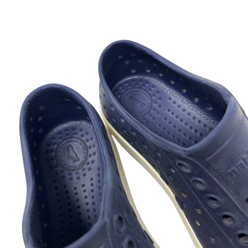 Native Kids Jefferson Slip-On Shoes C10 Navy Blue & White Water Summer Shoe - Picture 7 of 8