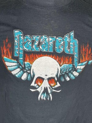 Nazareth Tour T-shirt 1982 Band Concert Gift For Fan S to 5XL QA093