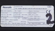 🤓Bosch Rexroth Servo Motor, R911320573, KSM01.2B-041C-42N-M1-HP0-SE-NN-D7-NN-FW