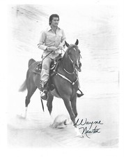 Wayne Newton autograph signed 20x25 cm picture B/W 