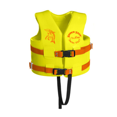 Texas Recreation Super Soft Vinyl-Coated Small Child's Life Jacket - Yellow