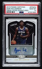 2019-20 Certified Fresh Faces Signatures Zion Williamson PSA 10 GEM MT Auto 1q7