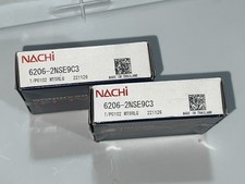 2 PACK NEW NACHI 6206-2NSE9 C3 Rubber Seal Ball Bearing 30x62x16 6206 2RS 6206RS