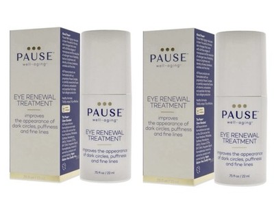 Lot 2 Pause Eye Renewal Treatment Well-Aging for Unisex - 0.75 oz EA Sealed