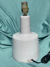 Martz Marshall Studios Ceramic 12" Table Lamp #105 Matte Gray Mid-Century Modern