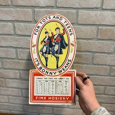 Vintage Bonny Weans Tots and Teens Children Hosiery Clothing Cardstock Advertisi