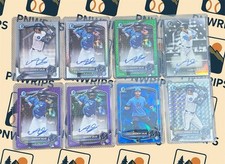 2025 Bowman Chrome Prospect Andrew Salas Auto Lot 6, Image Variation&Ref /499