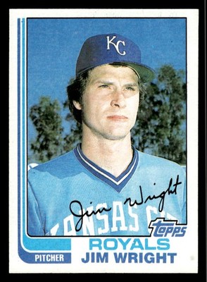 1982 Topps - Jim Wright #362 Kansas City Royals