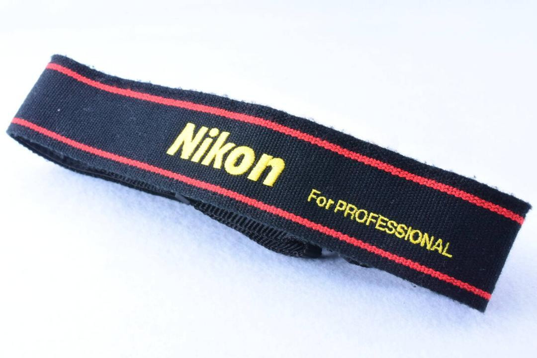Nikon Super Wide II Neck Strap Black Yellow Logo for DSLR Cameras