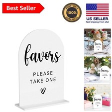 Versatile 5x7 Acrylic Wedding Sign - Ideal for Bridal Showers and Celebrations