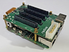 Raspberry Pi 5 8GB /w Active Cooler / Radxa Penta SATA HAT installed / top board