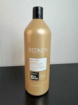 Redken All Soft Conditioner 33.8oz Moisturizing 5% Argon Oil Moisture NEW Sealed