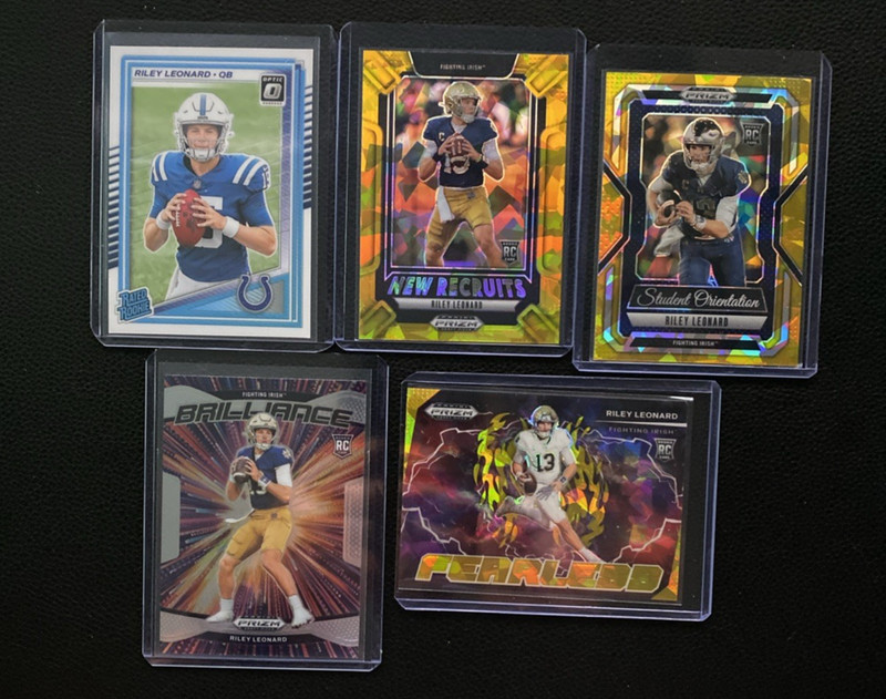 Rookie Riley Leonard Indianapolis Colts 2024 Lot (5)