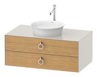 Duravit White Tulip Konsolenwaschtischunterschrank WandhäNgend Mit 2 AuszüGen...