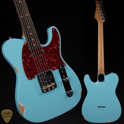 2024 - Suhr Eddie's Guitars Exclusive Roasted Classic T Antique - Daphne Blue