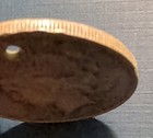 1924 peace silver dollar hole drilled in top. well circulating — photo 5