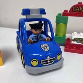 LEGO Duplo My First Police Set (10532) Police Car Retired Rare 100% Complete