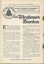 Magazine Ad - 1908 - AT&T / Bell System
