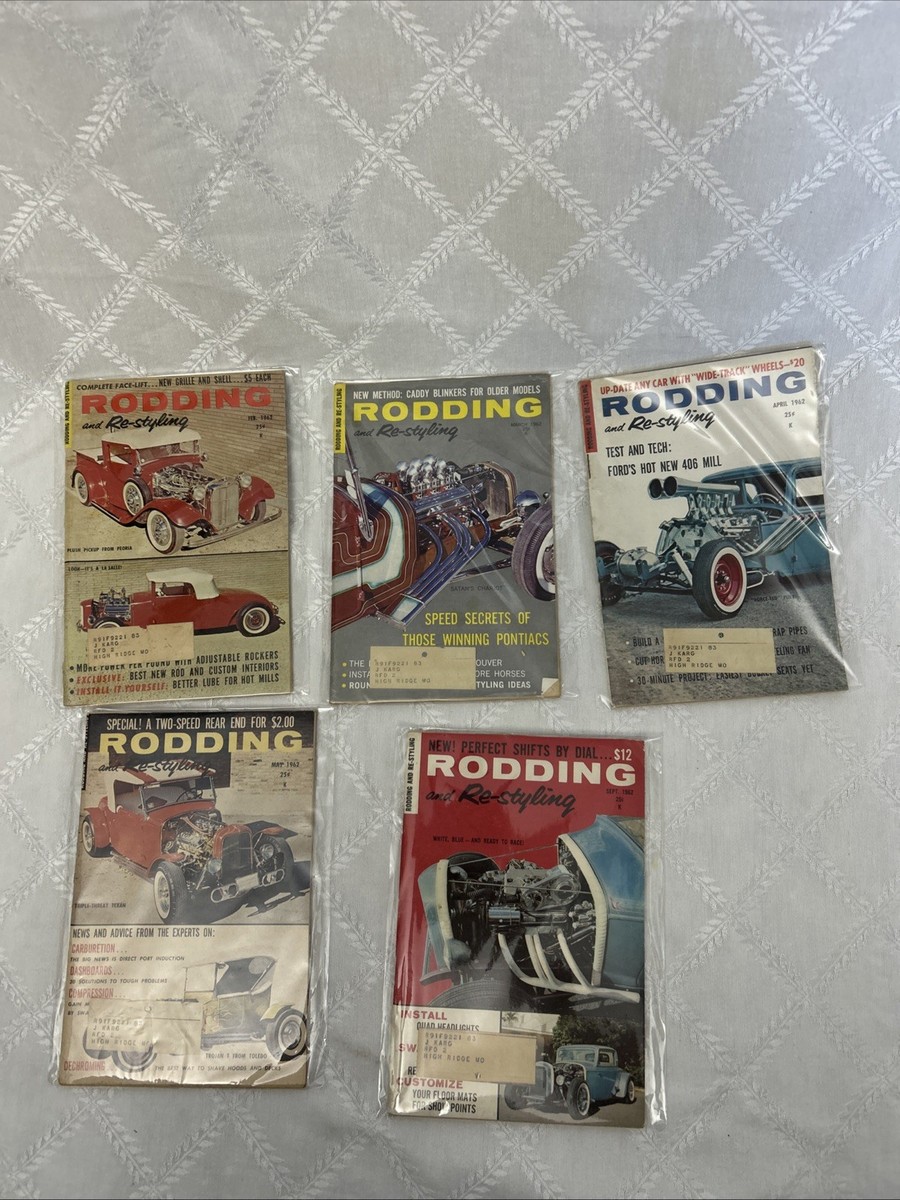 Rodding And Re-styling magazines lot of 15 From 1955-1963 | eBay