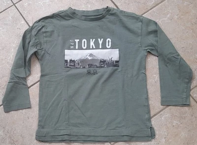 Zara*Langarmshirt Jungen 122*Shirt*Hemd*Jungs*Grün*Pulli* - Bild 1 von 4