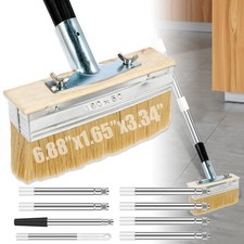 Deck Stain Brush with 67'' Long Handle, 8-Section Adjustable Extension Pole, ...