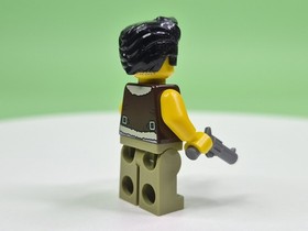 LEGO Monster Fighters Frank Rock Minifigure mof015 w/ Revolvers - DAMAGED HAIR