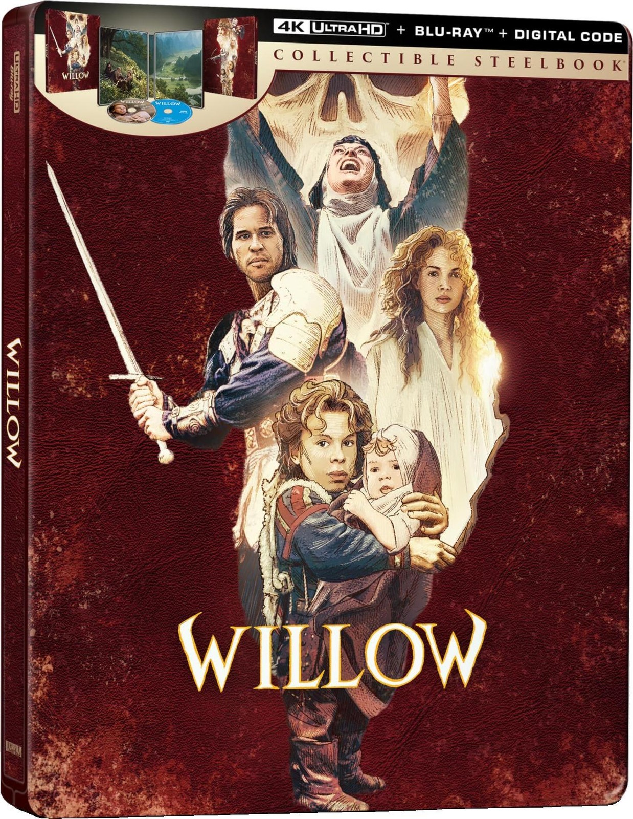 Steelbook Willow (4K / Blu-ray + Digital) New