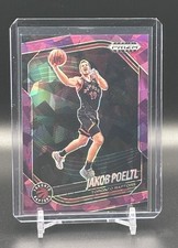 2024-25 Panini Prizm Black Jakob Poeltl Purple Ice Prizm /149 Raptors