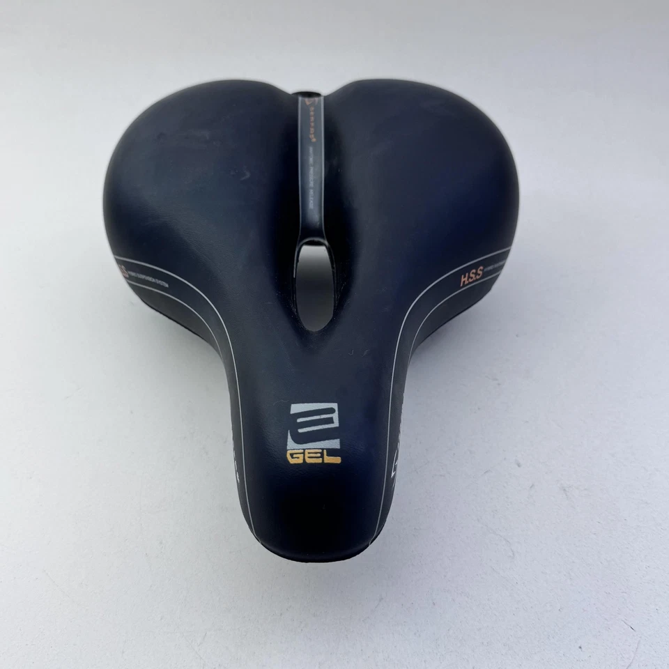 Sillín de bicicleta Serfas E-Gel Comfort H.S.S suspensión híbrida recorte anatómico B03 Foto 3 de 4