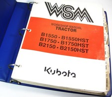Kubota B1550 B1550HST B1750 B1750HST B2150 Tractor Service Shop Repair Manual