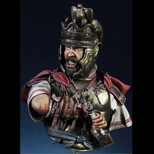 1/10 Scale Resin Roman Centurion Bust w/ Helmet & Gladius Ancient Warrior Model