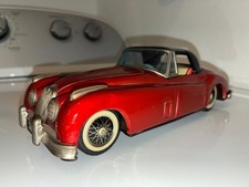 RARE C9.5 950s 10 INCH BANDAI JAGUAR XK150 COUPE TIN FRICTION CAR