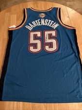 Isaiah Hartenstein Oklahoma City Thunder Autographed Finals Jersey JSA Certified