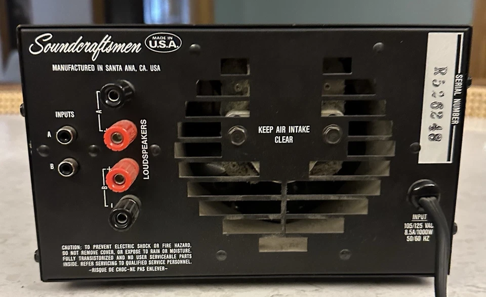 Amplificador de potencia Soundcraftsmen PCR800 Foto 4 de 4