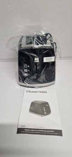 Russell Hobbs 26394 Textured 2 Slice Toaster, Tactile 3D Design Bread Toaster - Bild 3 von 5