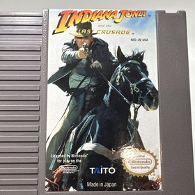 Indiana Jones e l'ultima crociata NES Nintendo con manuale (TAITO) raro!