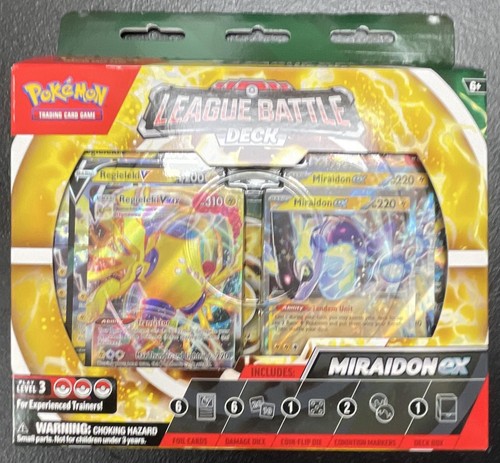 Pokemon TCG Miraidon ex League Battle Deck Factory Sealed Box BNB699