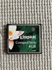 Kingston 4gb Compact Flash Card Tested Formatted
