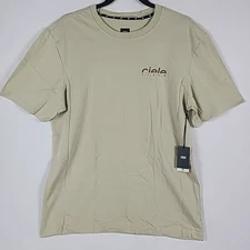 NWT Ciele Athletics Unisex Century Max T-Shirt Rainy Day Beige Sz M Retail $45