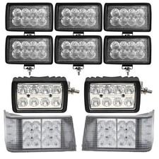10pcs Led Work Light Kit Headlight For Case Ih Tractor 7210 7220 7230 7240 7250