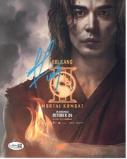 Ludi Lin signed 8x10 Photo Liu Kang Mortal Kombat II 2 JSA Authentication