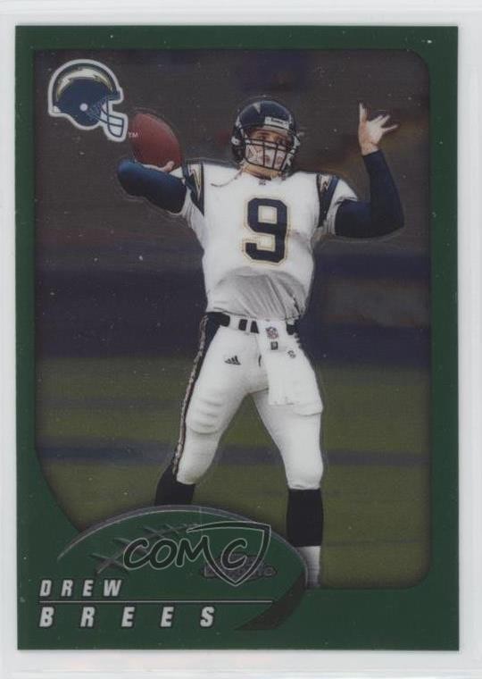 2002 Topps Chrome Drew Brees #48 kk4