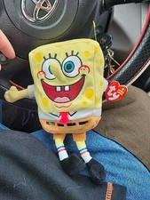 TY 2019 SpongeBob SquarePants Beanie Baby Plush Nwt