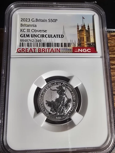 2023 Silver Britannia 1 oz — photo from the most recent tracked eBay sale