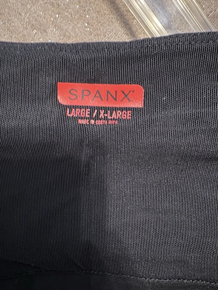 Spanx Skirt Wrap Tie Large XL Black Skirt Mini Cover Up - Image 3 of 4