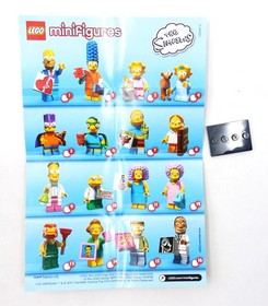 LEGO The Simpsons Series 2 Minifigures Complete Collection 16/16 71006 + Showcase